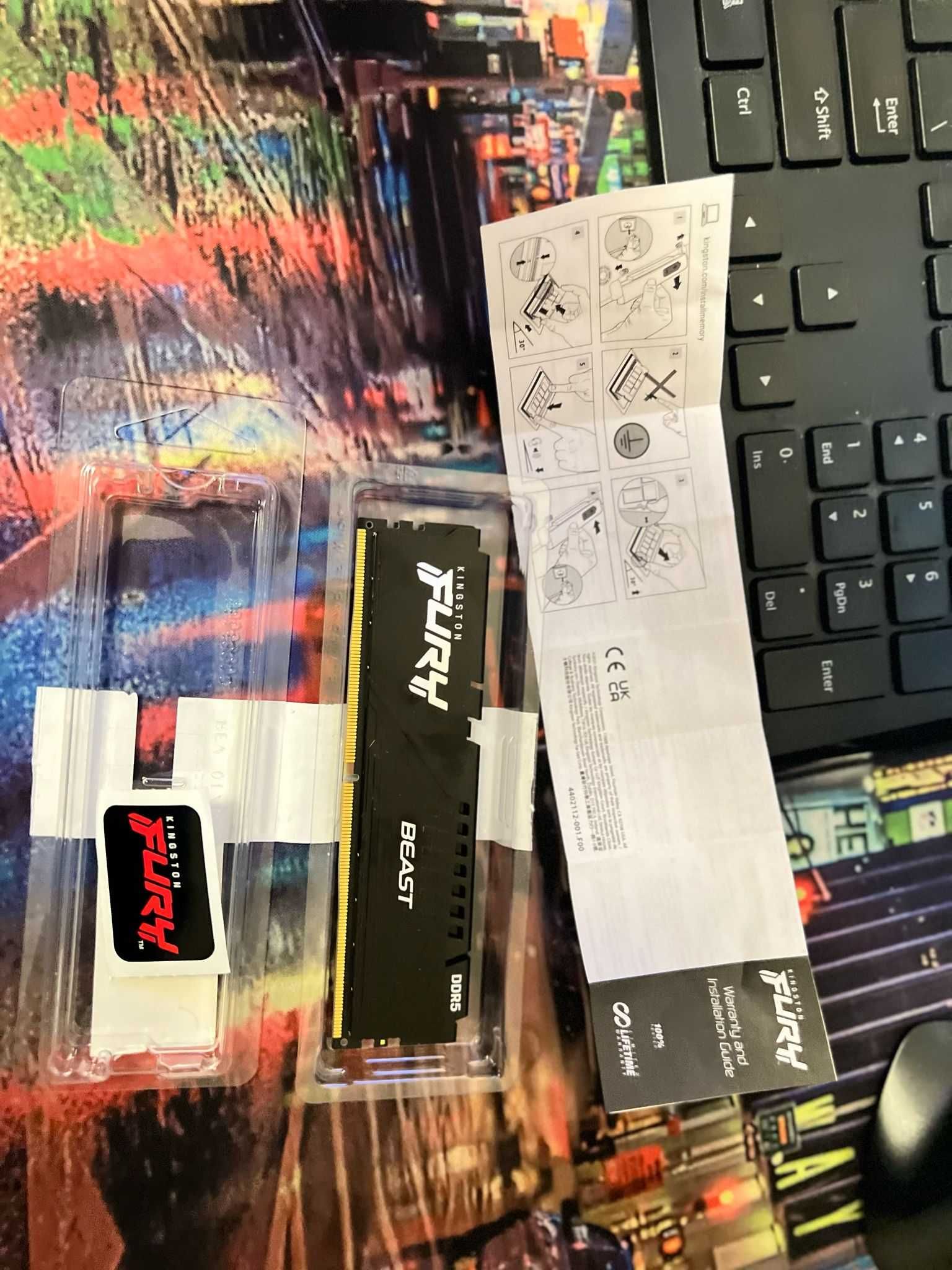 Pamięć RAM Kingston Fury Beast 32GB X 1  (DDR5 5200M CL401.25v XMP)