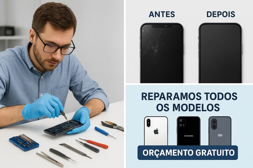 Reparação de Telemóveis | Troca de Ecrãs, Baterias e Mais