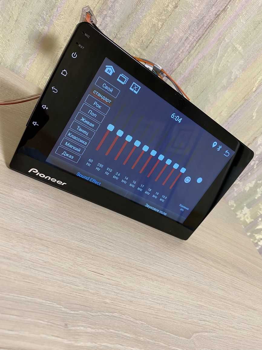 Автомагнитола Pioneer 9012A 1DIN,GPS,Android 12, стекло,8' IPS 2/16GB