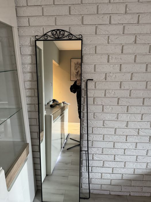Lustro loft czarne