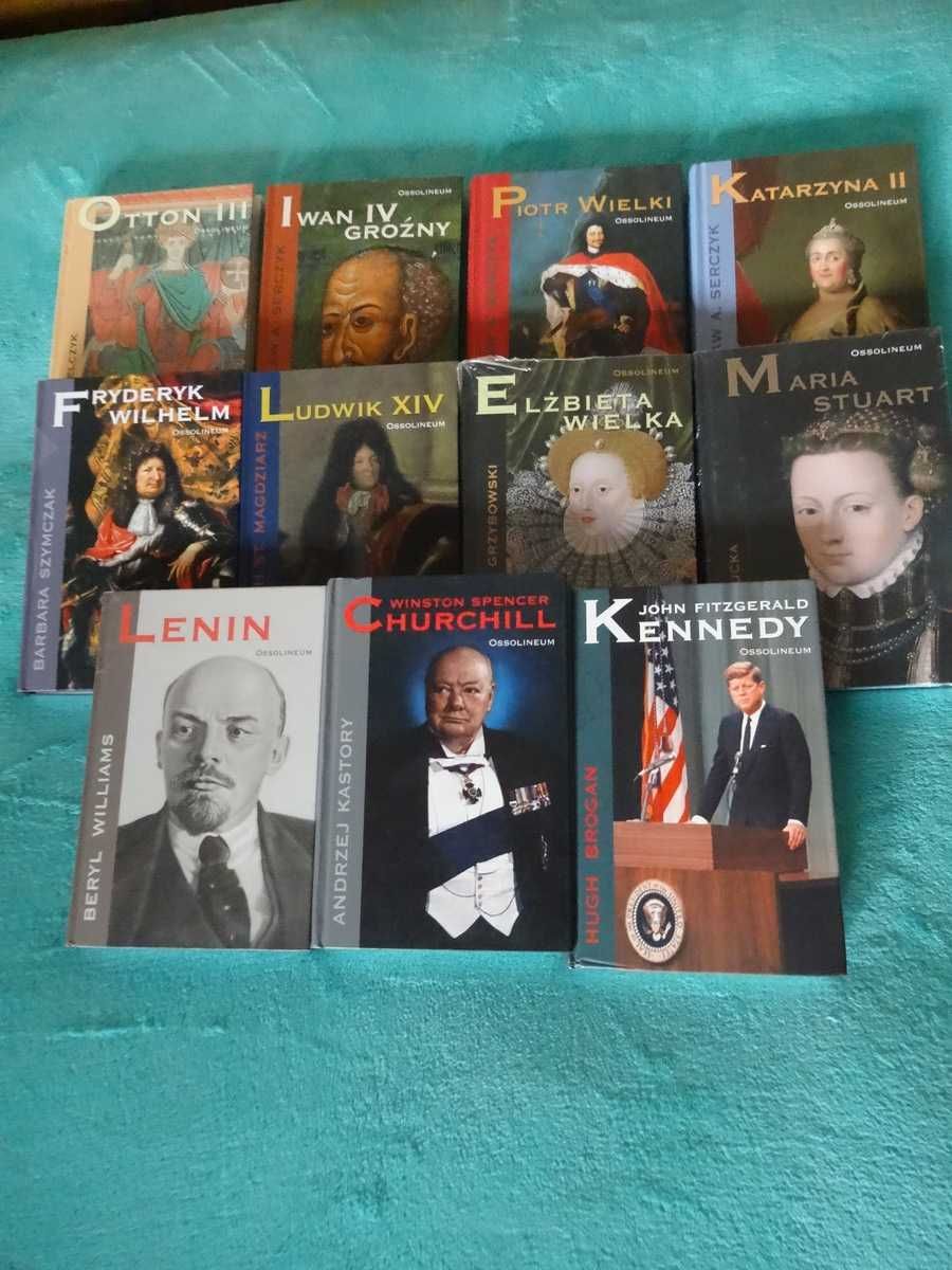 Ossolineum Biografie_Fryderyk Wilhelm,Piotr I,Kennedy.etc._NOWE Twarde