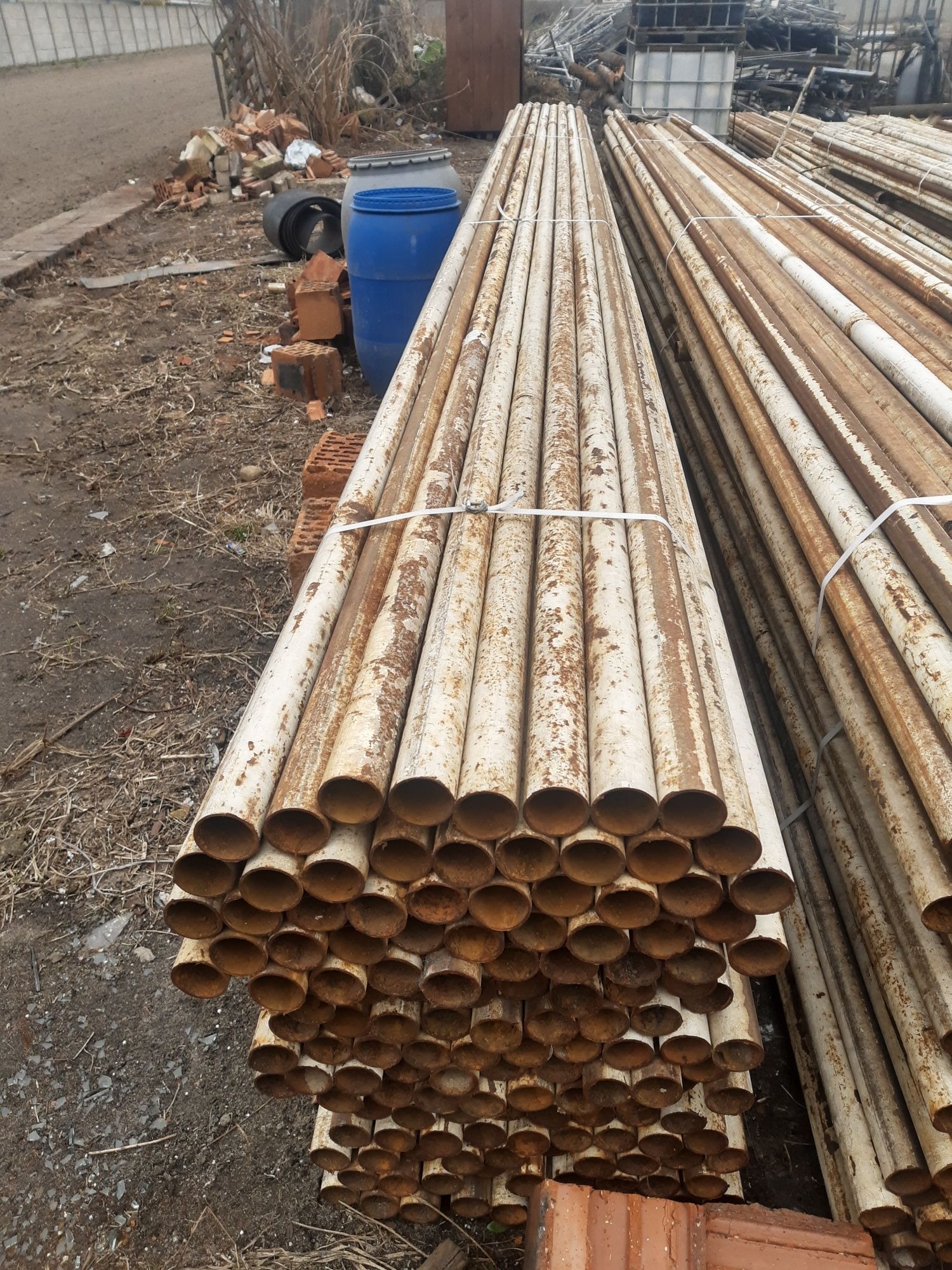Rura stalowa fi 75mm, gruba ścianka 5mm..27,32, 44,51,,60,75,90