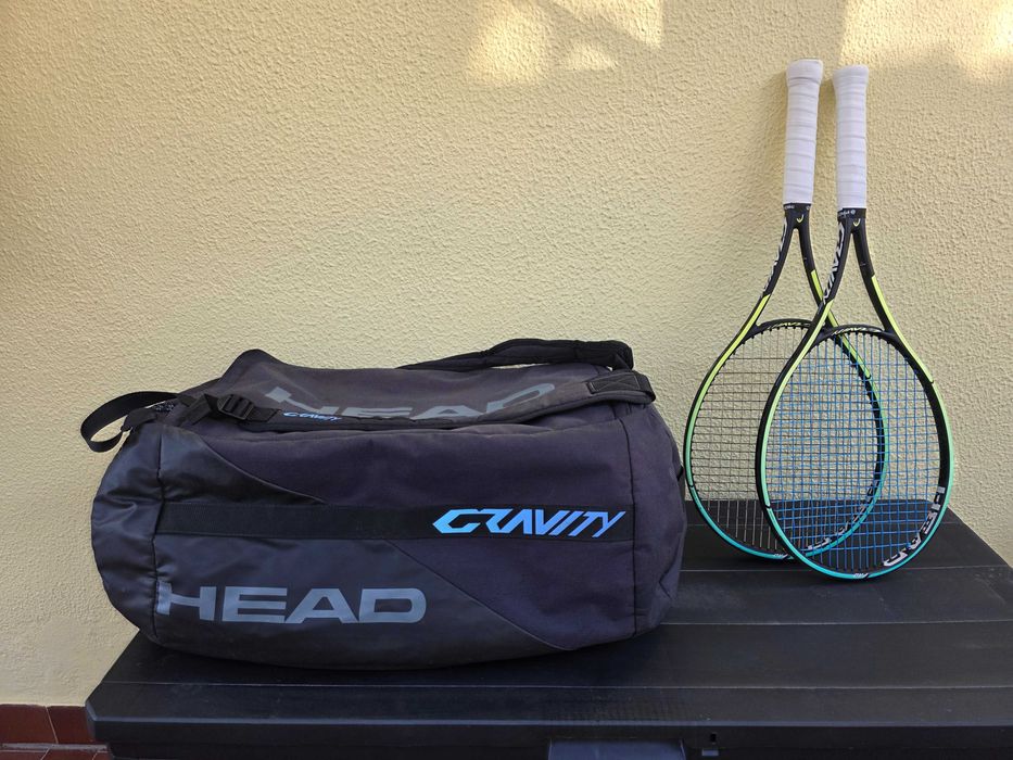 Par de Head Gravity Pro (Grip 2) - Impecáveis + OFERTA Saco