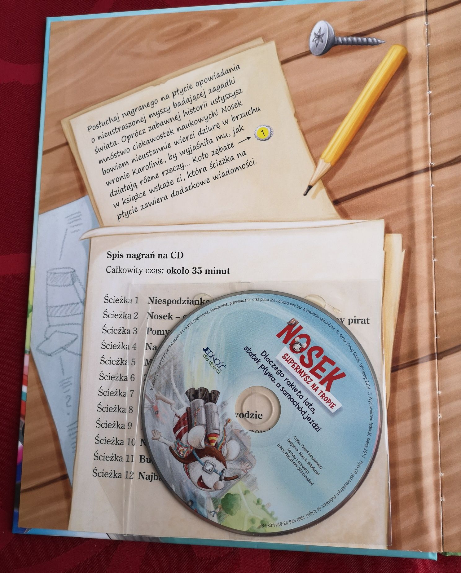 Zestaw 7 książek dla dzieci z płytą CD