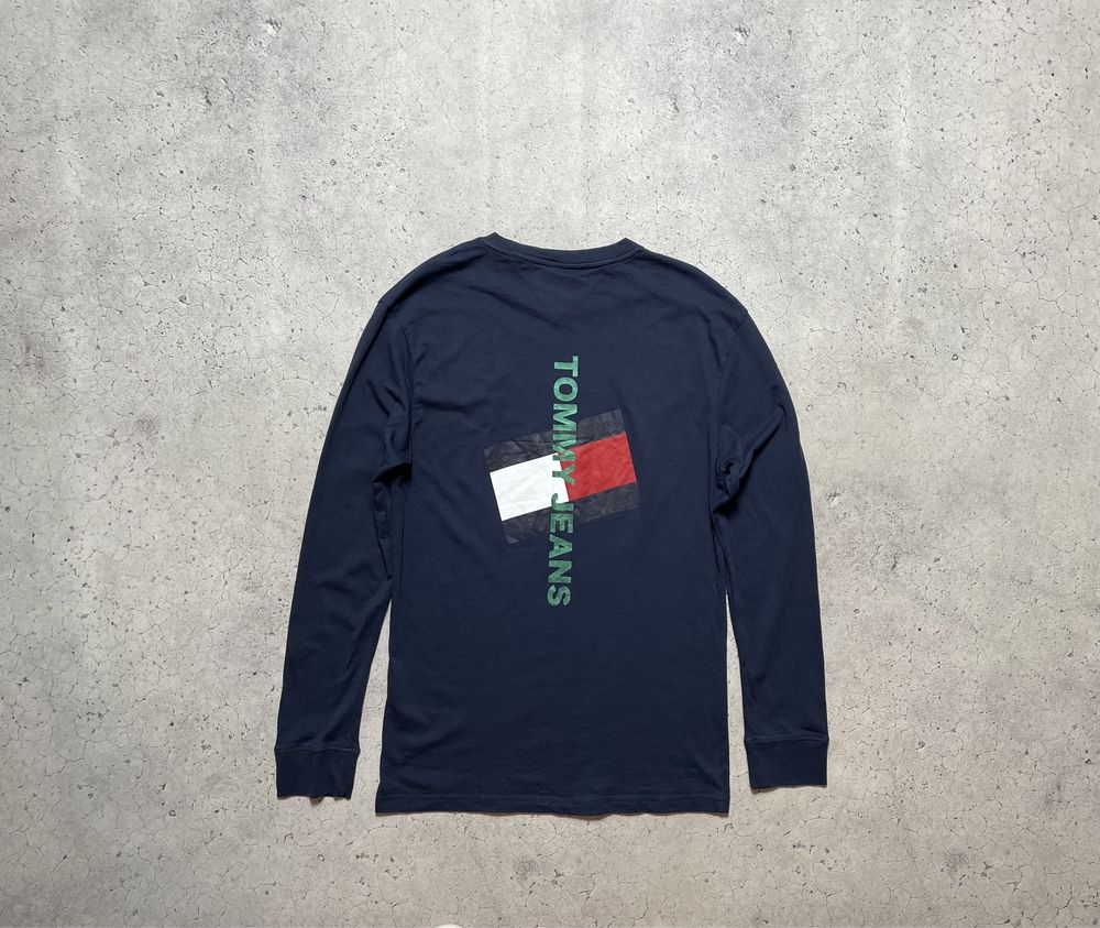 Мужская Кофта Лонгслив Tommy Hilfiger Jeans С Большим Лого Ориг M