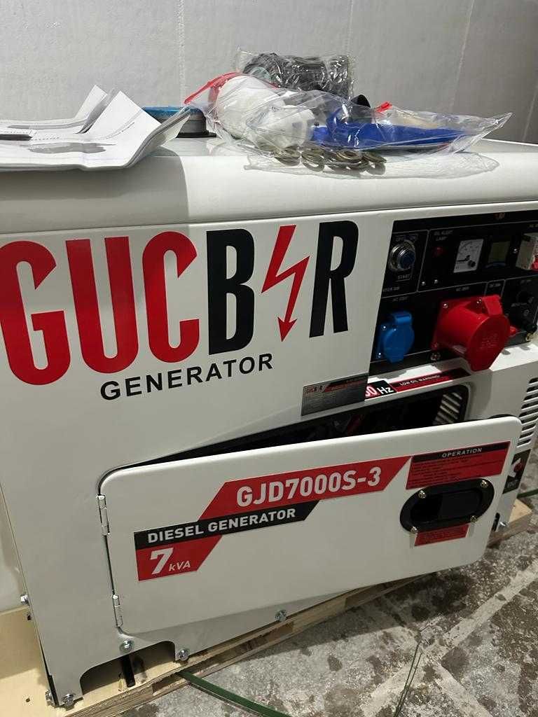 Дизельний генератор GUCBIR GJD7000S-3 трьохфазний (Туреччина)