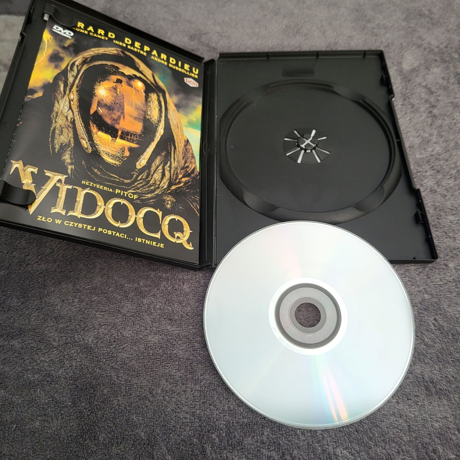 DVD film pt "Vidocq" zło w czystej postaci