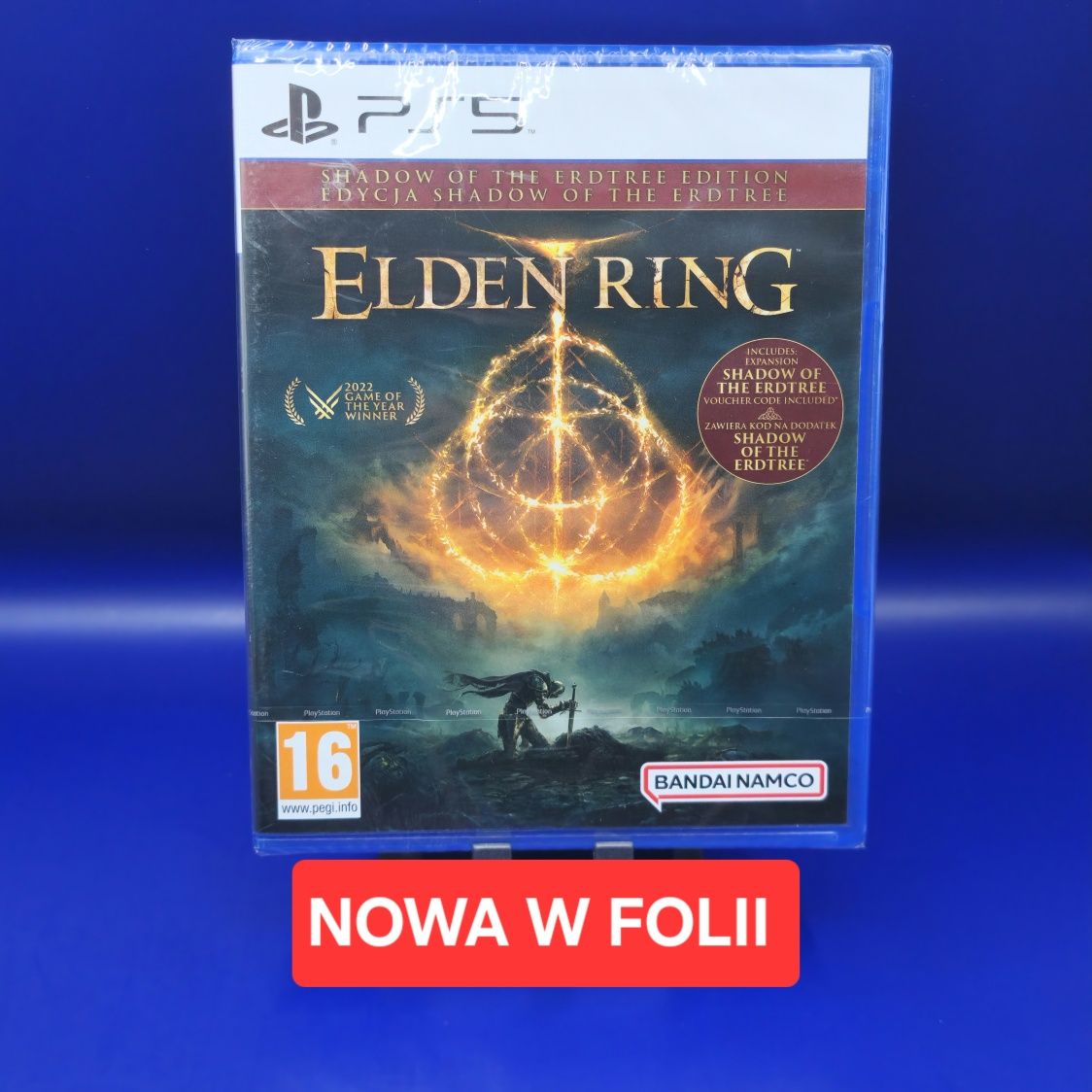 NOWY Elden Ring Shadow of the Erdtree Edition PL okładka - gra na PS5