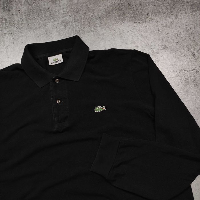 MĘSKA Koszulka Elegancka Bawełna Polo Długi Rękaw PREMIUM Lacoste