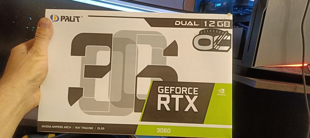 Видеокарта Palit GeForce RTX 3060 Dual 12 GB DDR6