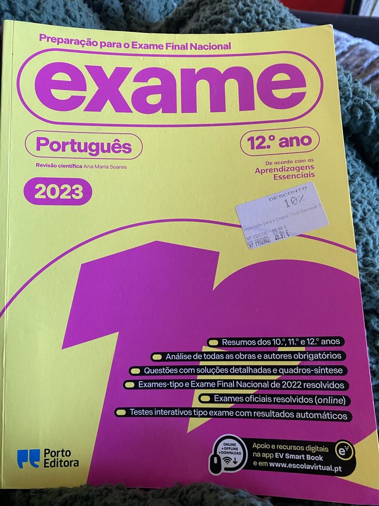 Livro preparação exame português 2023