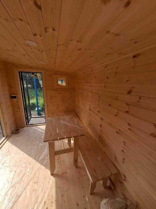 Sauna NOWOCZESNA MODERNO 6 metry Spa Ogrodowe Ocieplana