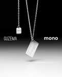 Підвіска с білого золота Guzema x Mono