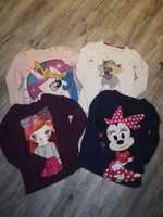 4 bluzki,  t shirty H&M, Disney, Reserved rozm. 6,8 lat