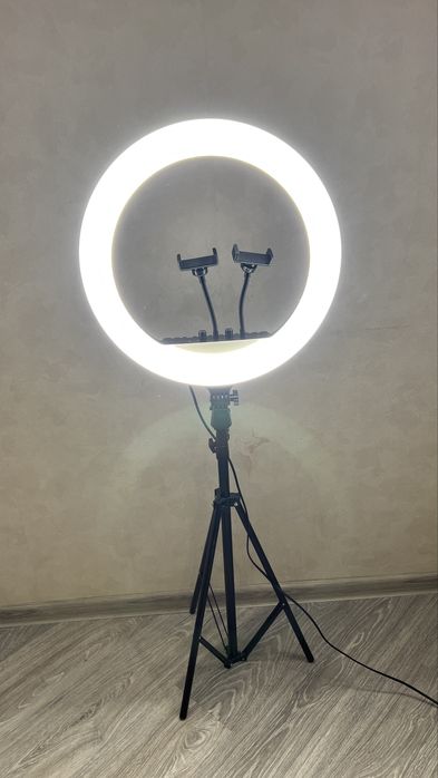 Лампа кільцева LED RL-18 зі штативом 2 м 45 см