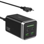 Szybka Ładowarka 150W PPS PD3.0 GaN 4w1 MacBook Pro/Air, Dell, HP Asus