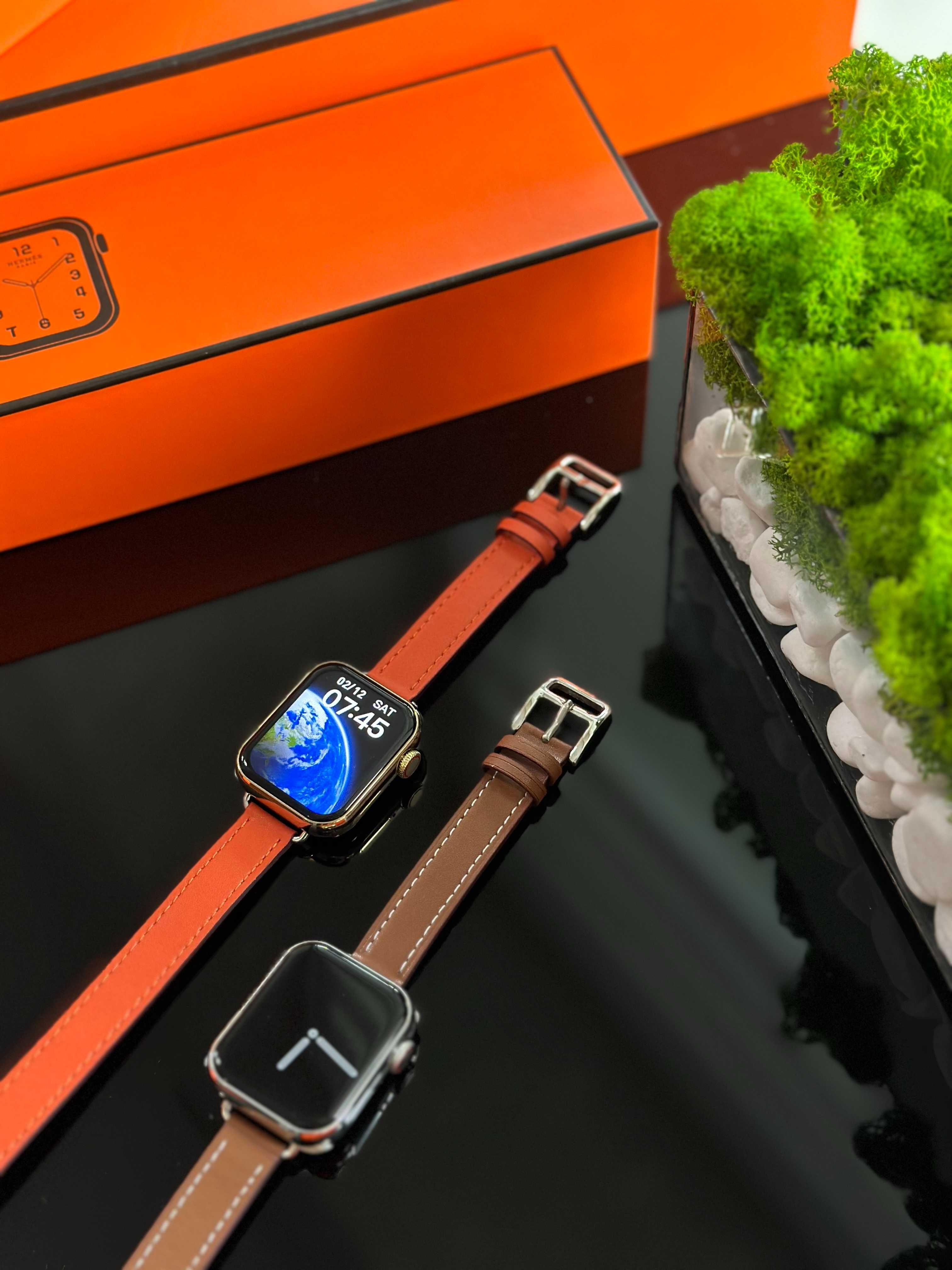 Хіт Продажу Стильний Смарт Годинник Watch Hermes 45mm + ремінець