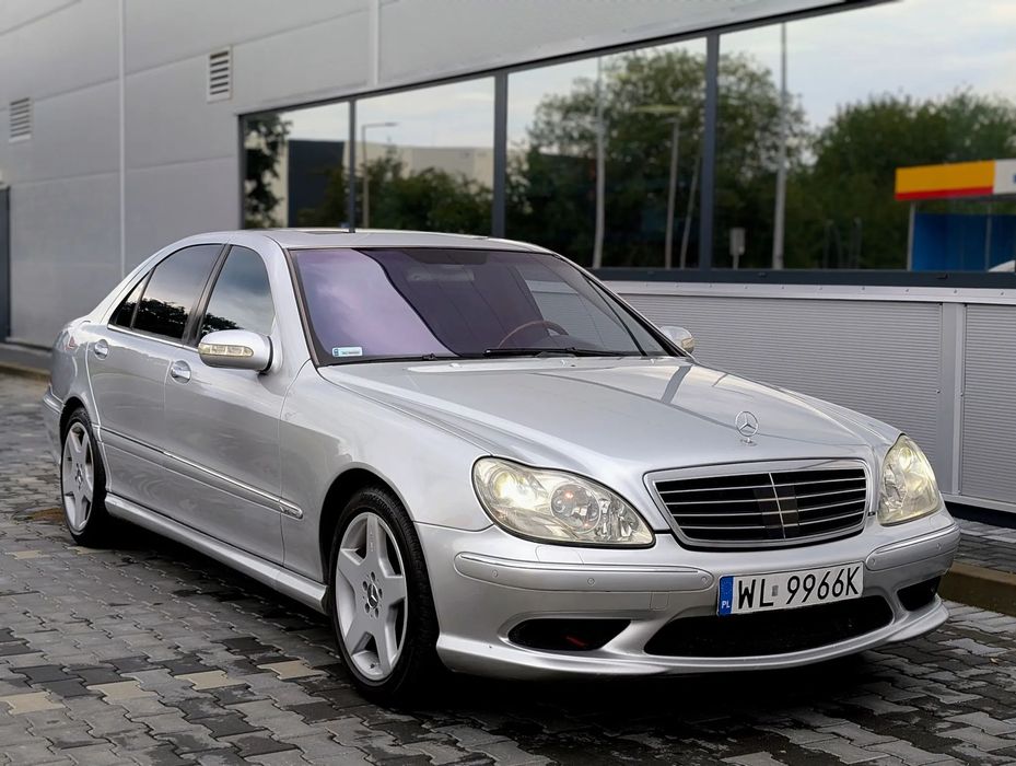 Mercedes-Benz Klasa S W220 LIFT S600 V12 Biuturbo 500KM Salon Polska Long Bogate wyposażenie