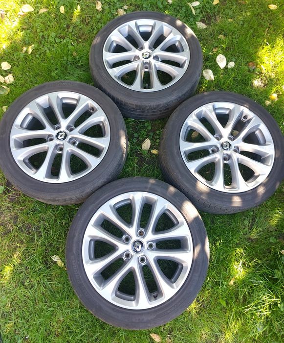Felgi Renault Megane 4 IV oryginalne, czujnik opony Hankook 205/50 R17