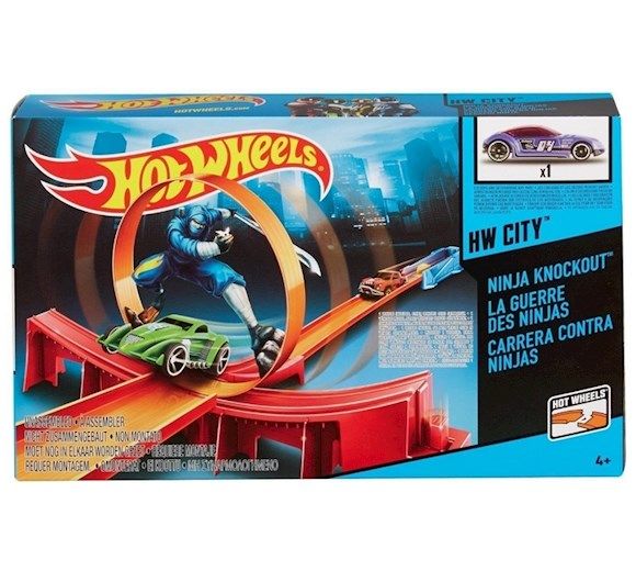 Hot Wheels Tor zjazdowy Starcie z Ninją BGH90