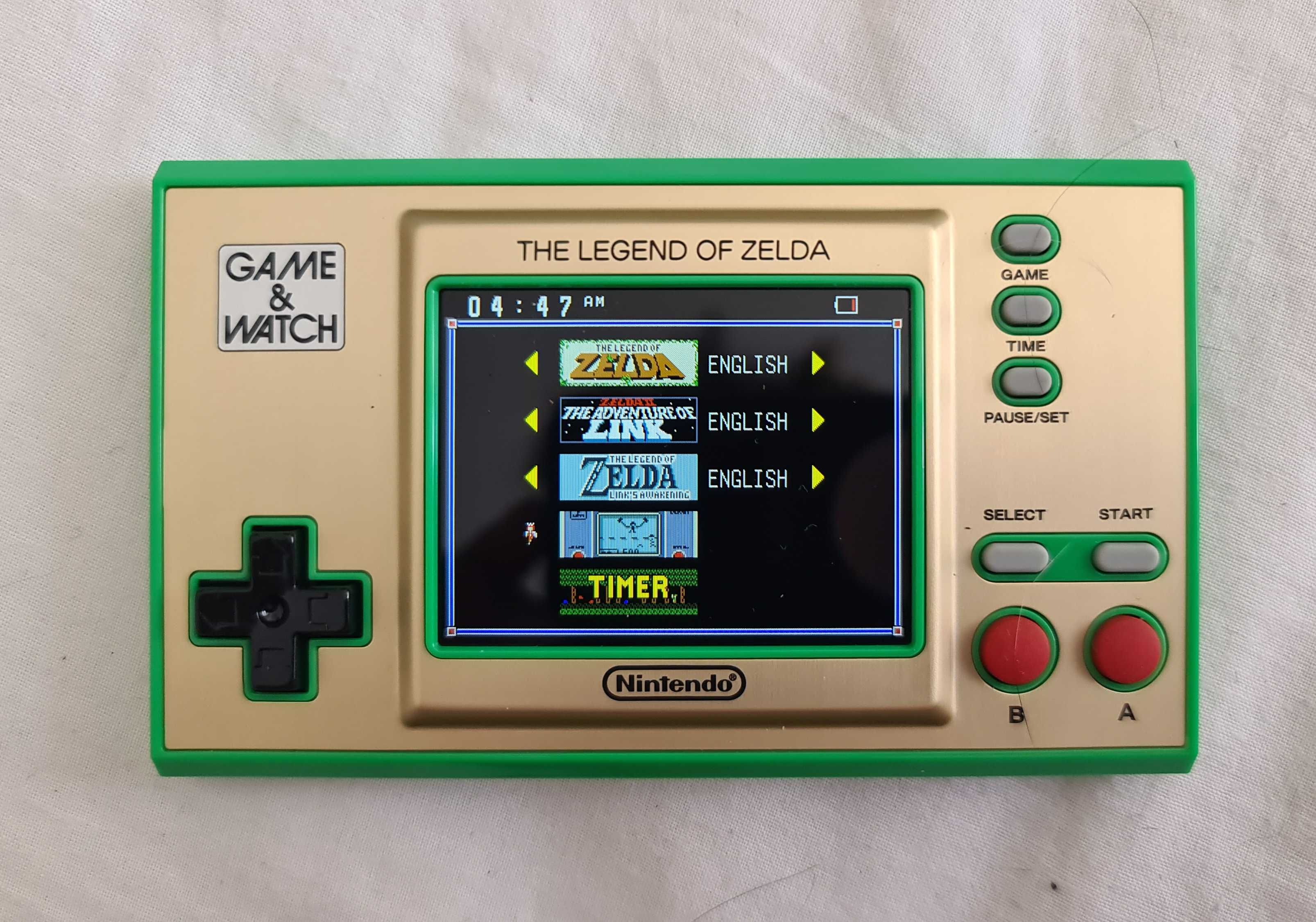 GAME & WATCH The Legend of Zelda | Nintendo consola | novo