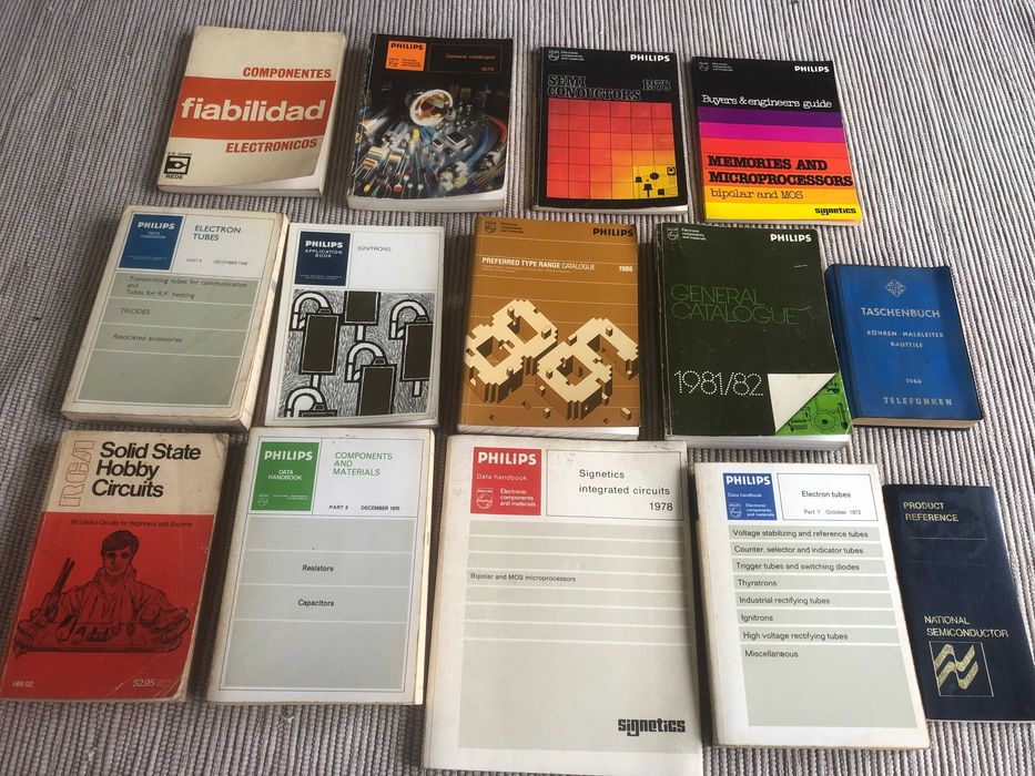 Manuais Electronica antigos