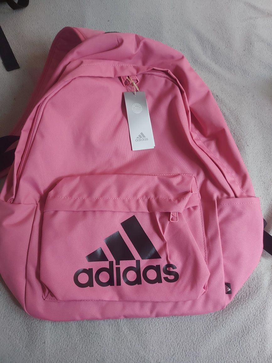 Nowy plecak Adidas różowy szkoła biwak wycieczka