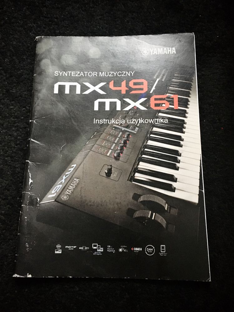 Yamaha mx 61 Futerał | Moduł Motif xs + Oryginalny pedał sustain mx61