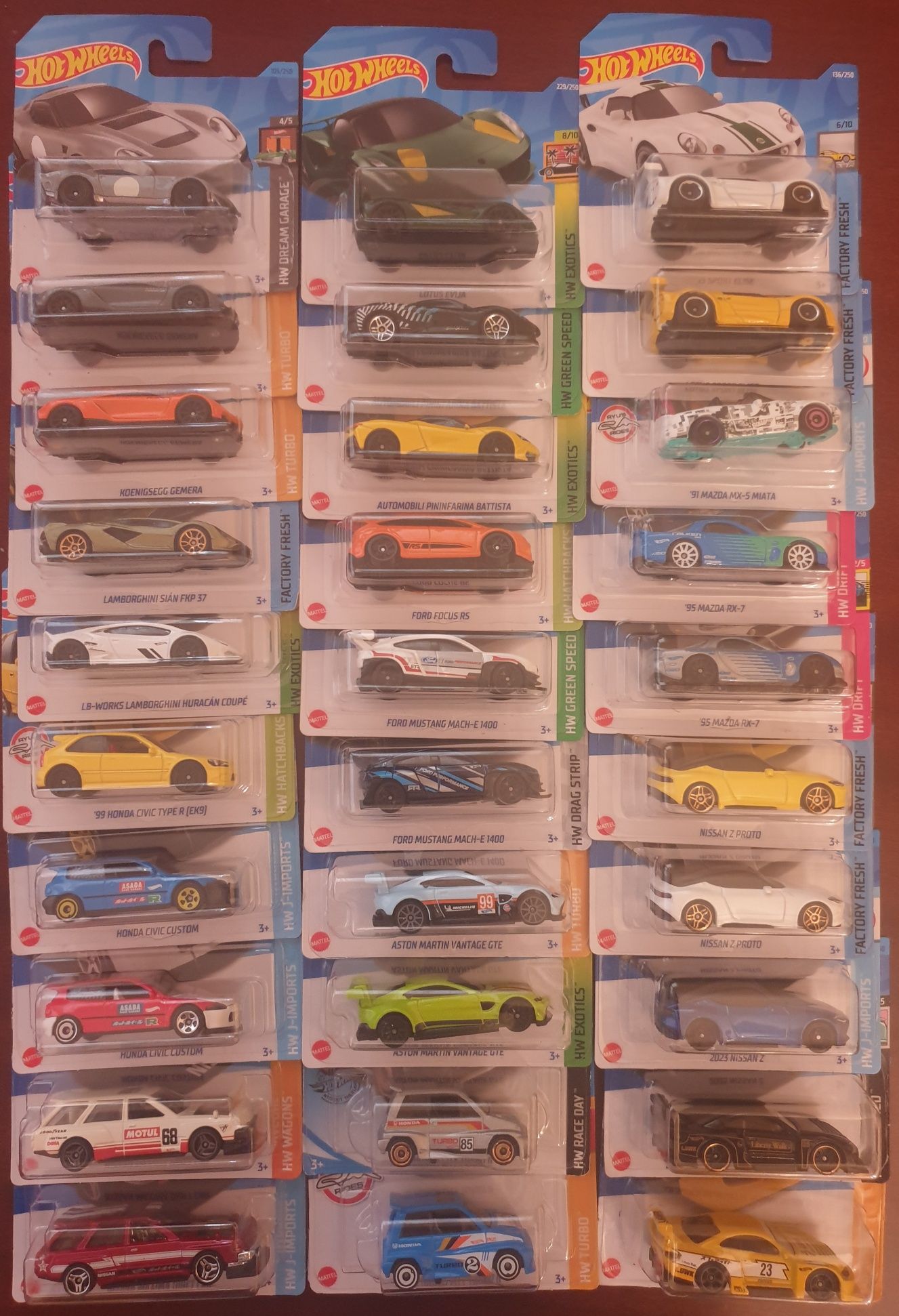 Hot wheels selados 2022/21 1/64