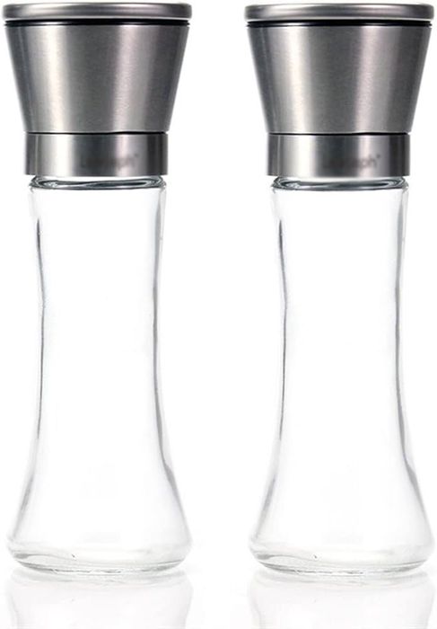 Młynek do pieprzu, młynek do soli, ze stali nierdzewnej zestaw młynków