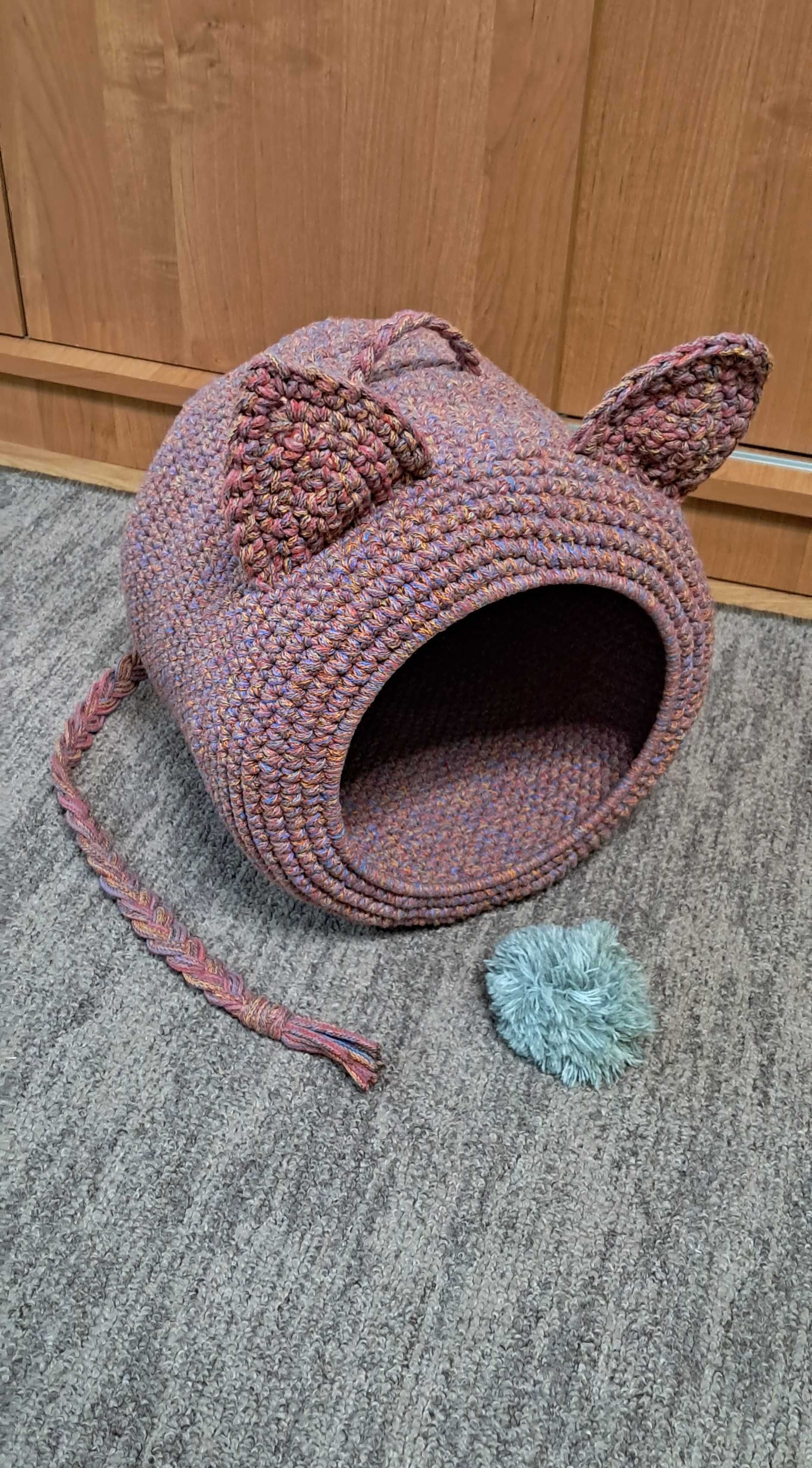 Domek dla Kota Zwierzaka Legowisko ze Sznurka 28/28 cm