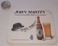 Podstawka, podkładka - John Martin (01) (Kolekcja, Birofilatelistyka)