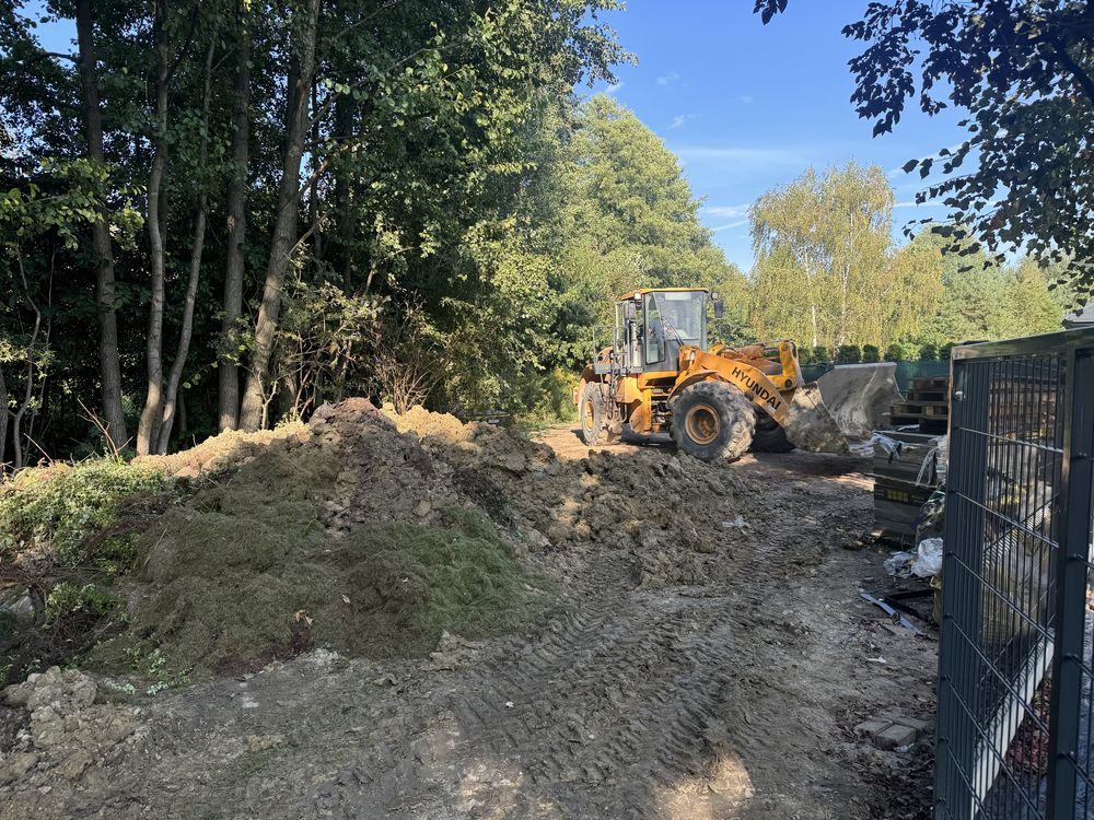 Prace ziemne Usługi Koparka 10 ton ; Ładowarka 18 ton Wykopy