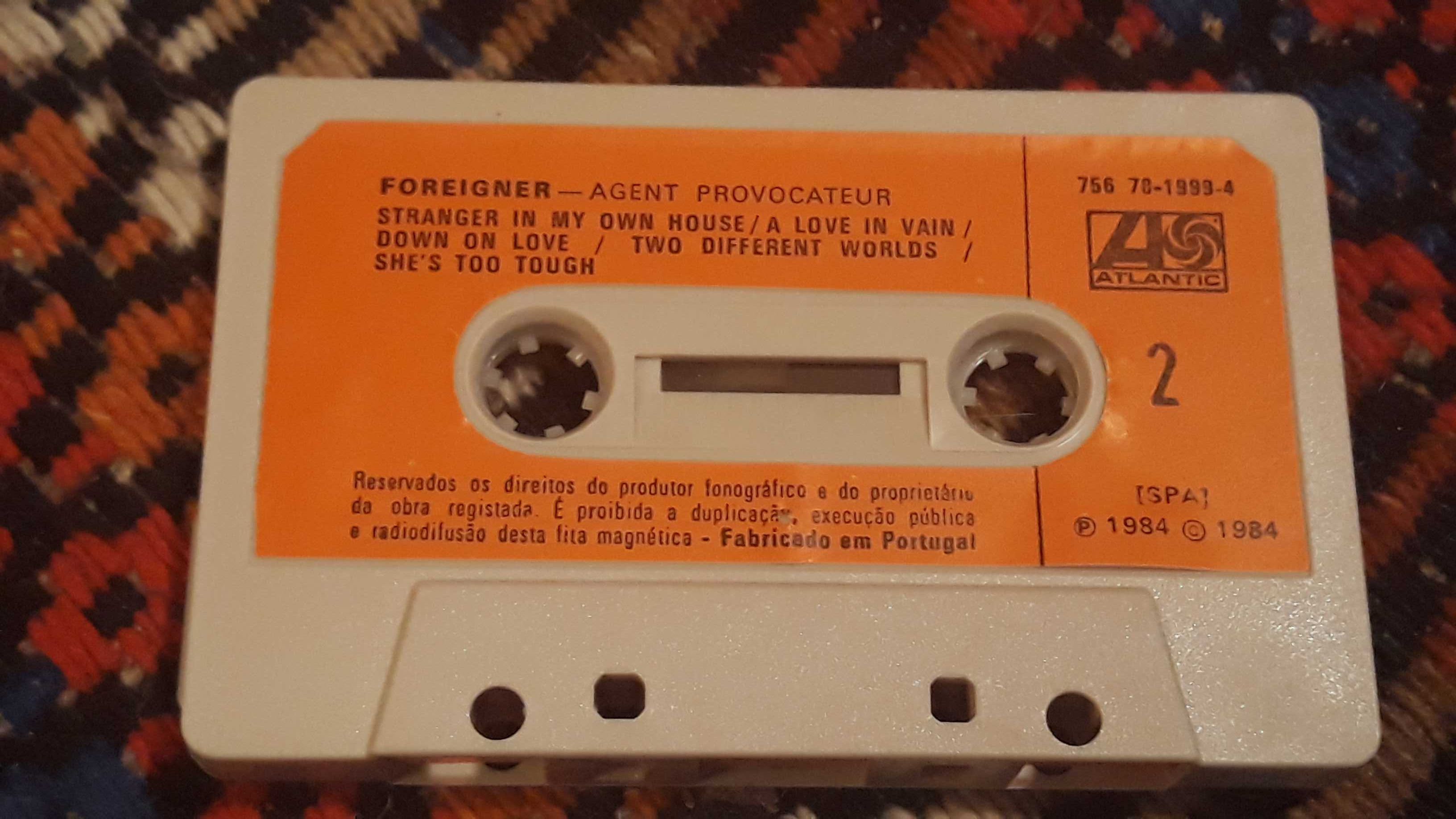 Foreigner - Agent provocateur - cassette - portes incluídos