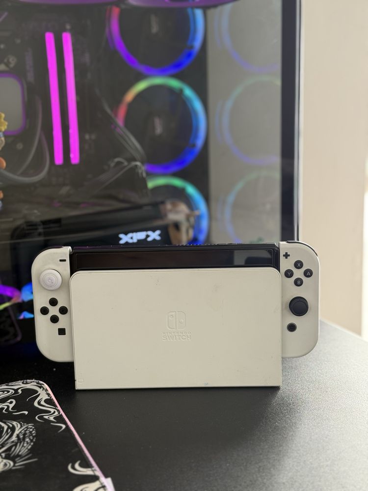 Nintendo Switch oled desbloqueado 384GB