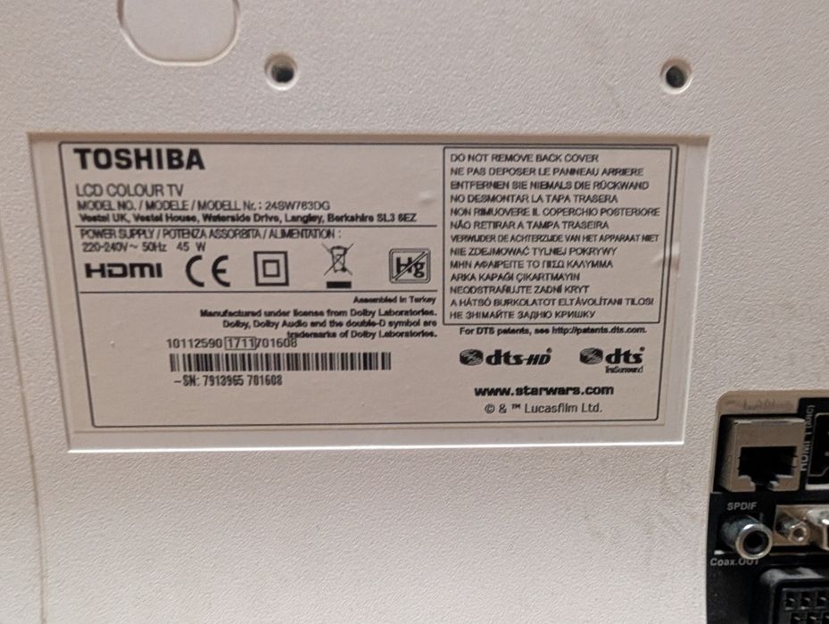 Toshiba 24' STAR Wars