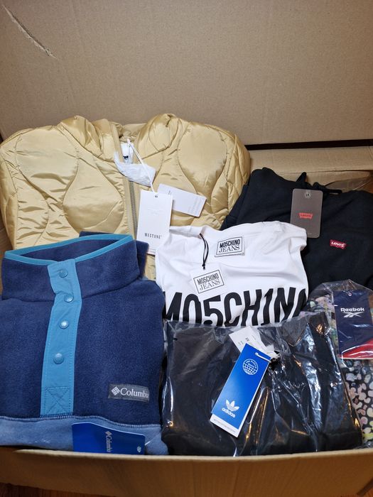 Pakiety odzieży boxy zwrotów zalando odzież na vinted Kat A  kartony