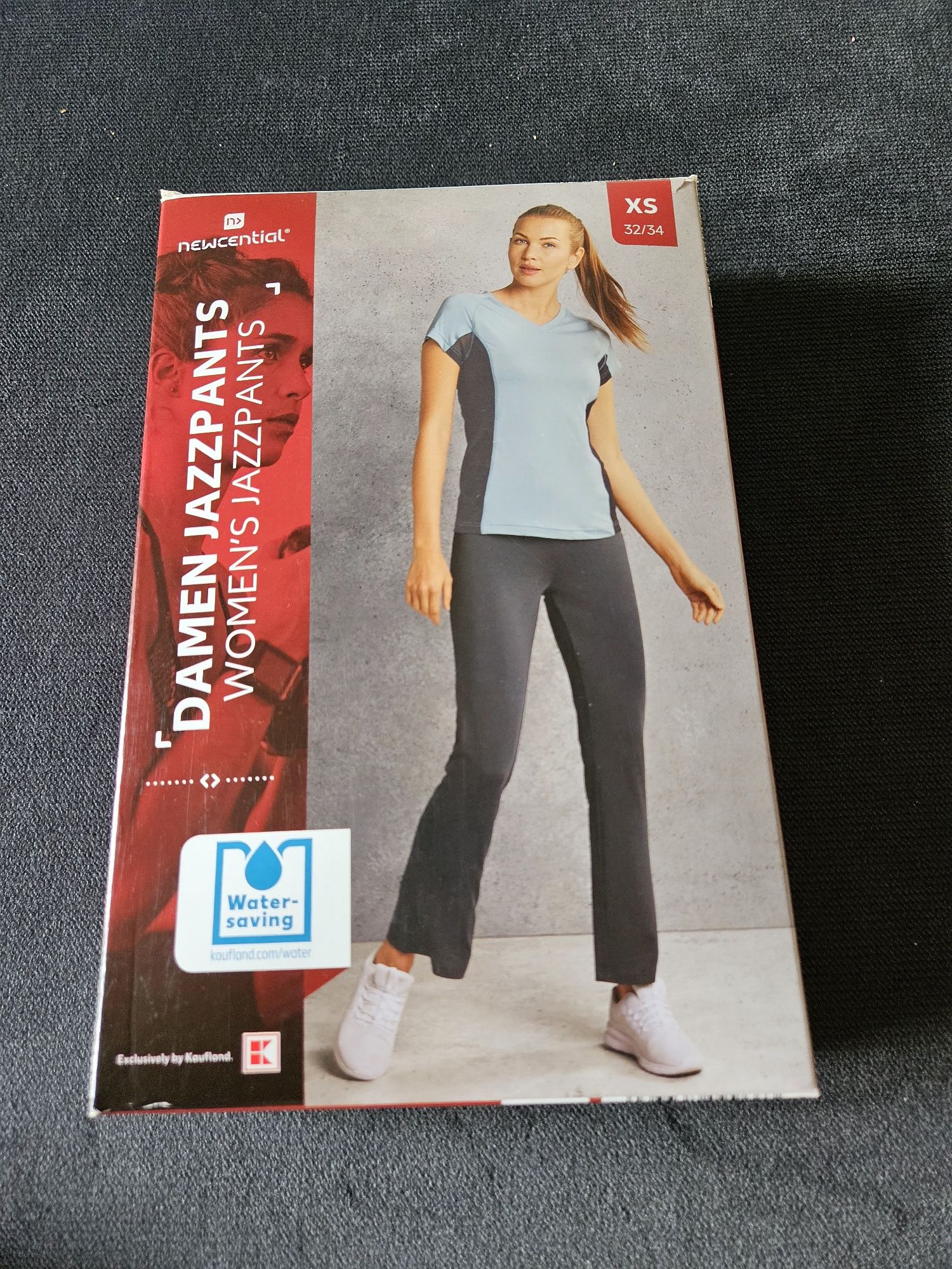 Spodnie do jazzu z lycry rozm S, szare