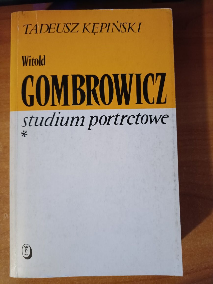 Tadeusz Kępiński "Witold Gombrowicz studium portretowe"