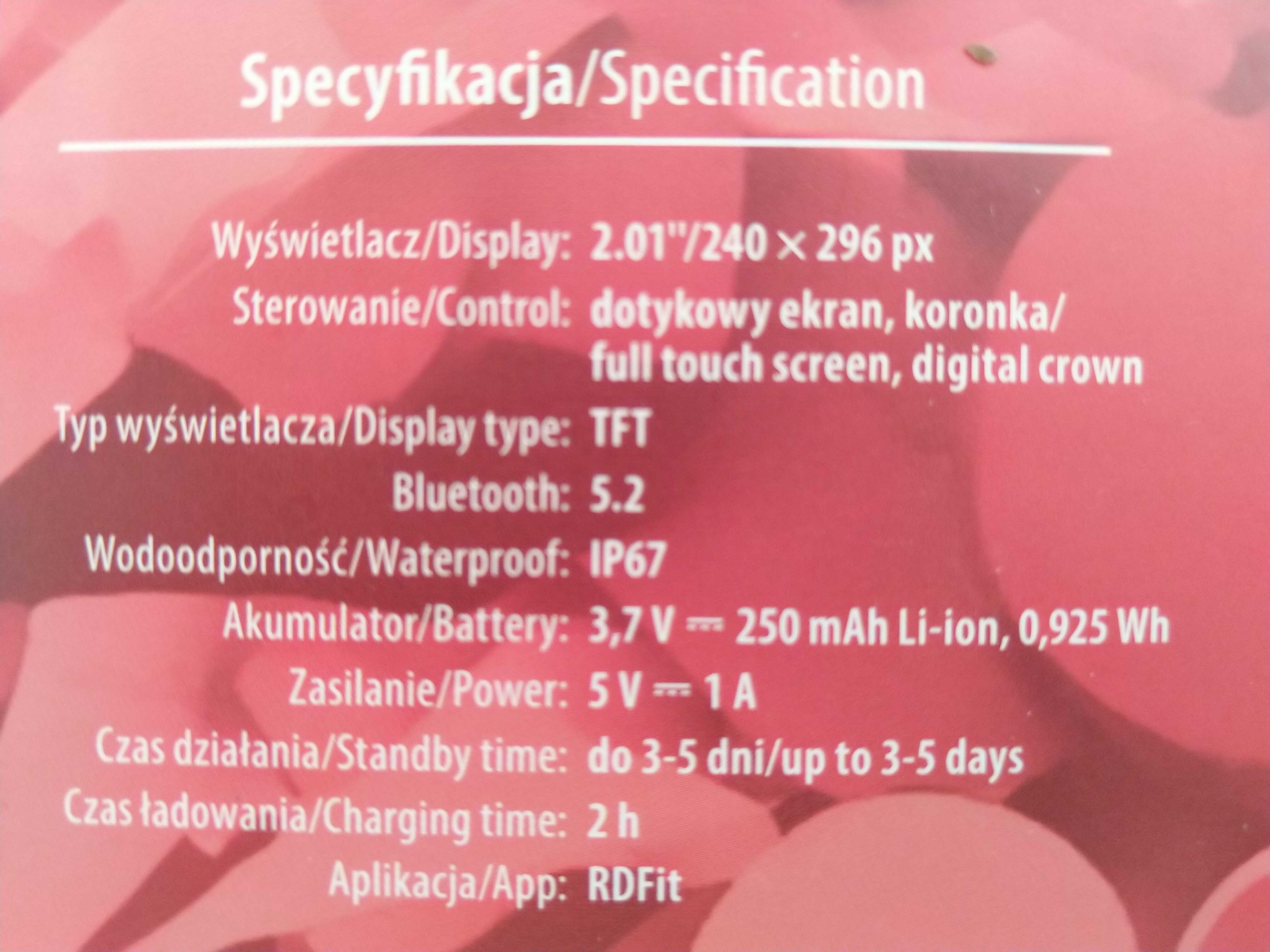 HIT Smartwatch elektroniczny zegarek dotykowy nr03 KURIER