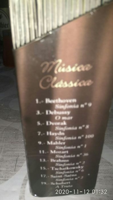 Coletânea 20CDs Grandes compositores coleção 24horas UNO