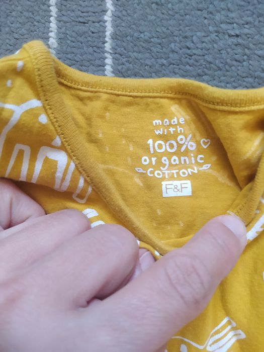 Sukienka letnia bawełniana rozkloszowana F&F jak nowa z bez rękaw