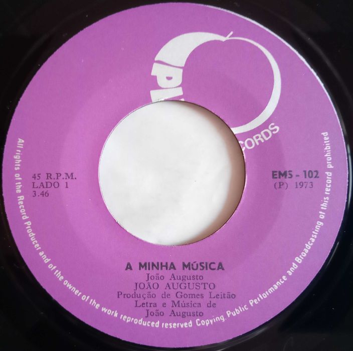 João Augusto	- - - - -	Recordação	- - - - -	Single