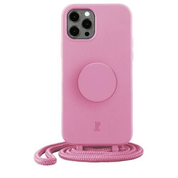 Etui JE PopGrip do iPhone 12/12 Pro 6,1" - Pastelowy Różowy