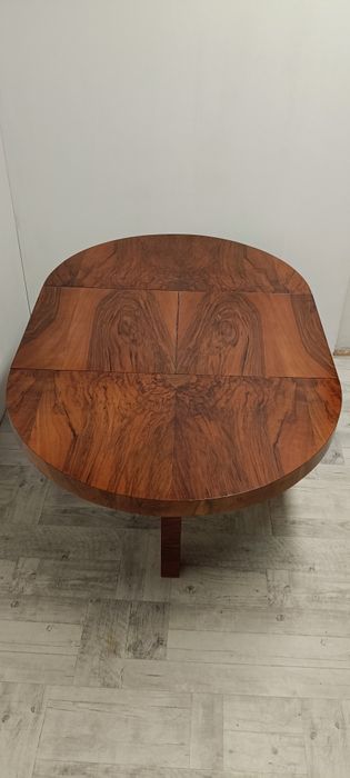 stół z krzesłami do salonu Art deco krakowska manufaktura lata 30-te
