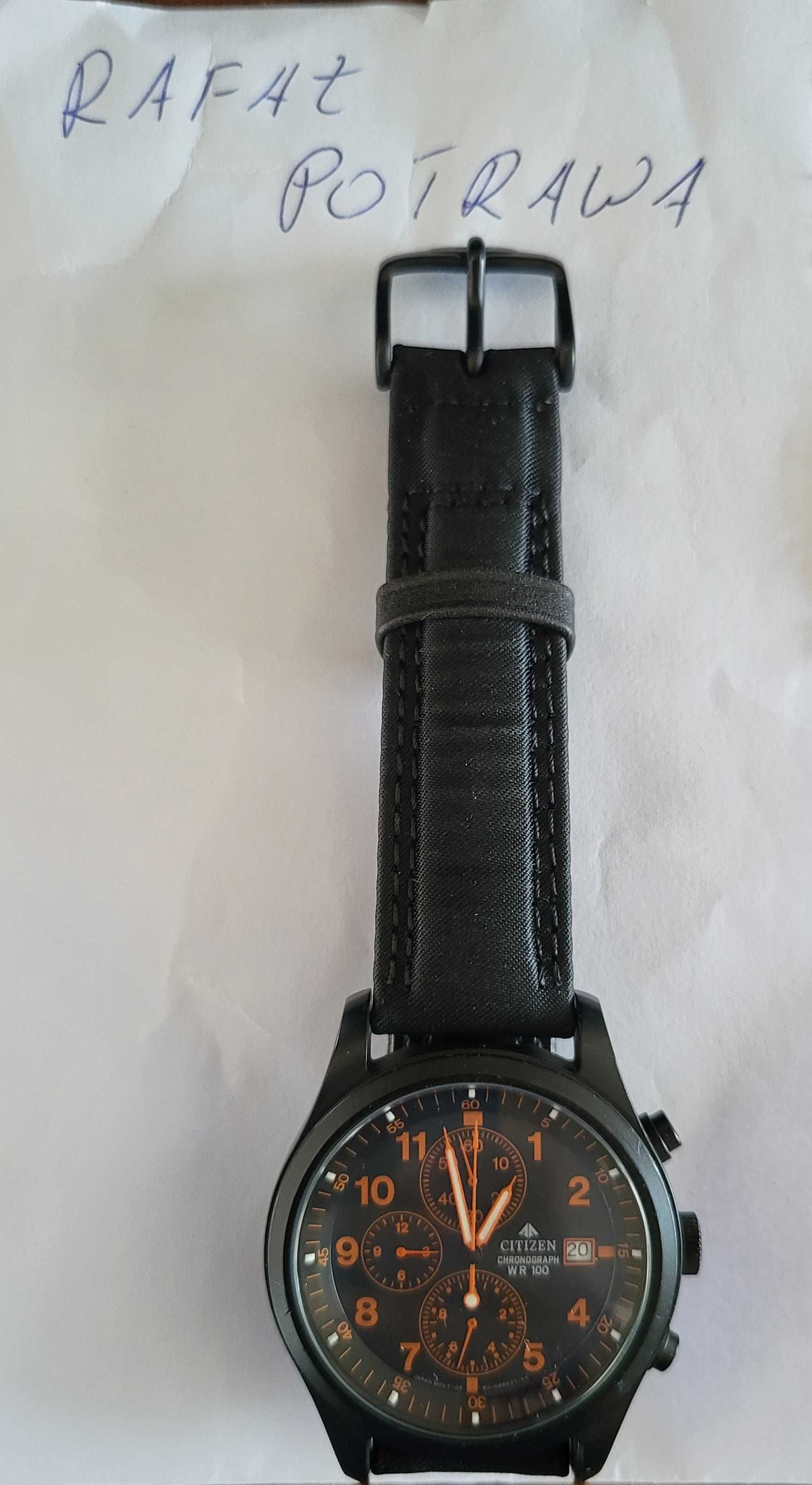 Zegarek Citizen Promaster Black chronograf 100m