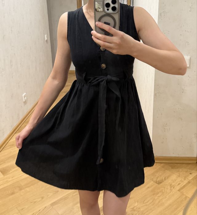 Плаття, чорна сукня shein, xs, 34 р