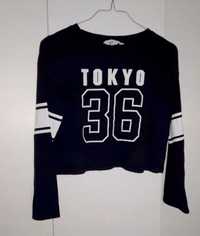 H&M Tokyo oversizowa bluzka dziewczęca 146/152