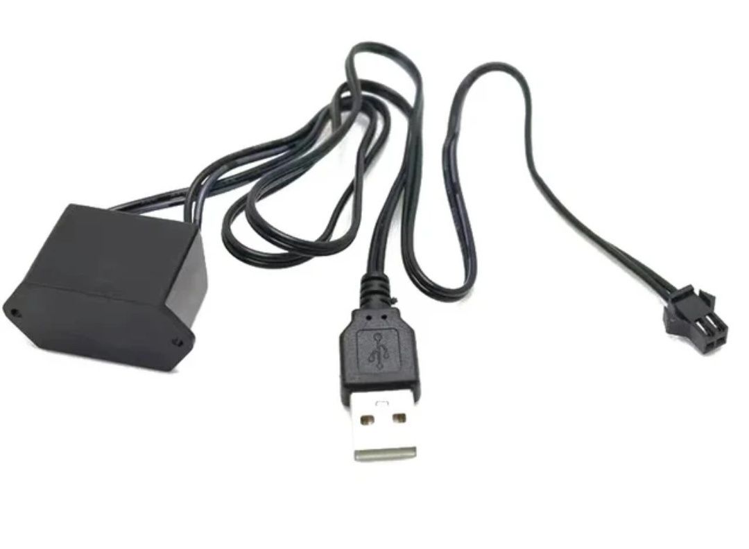 Światłowód ambient light tuning Led USB 5m niebieski pasek Wąż listwa