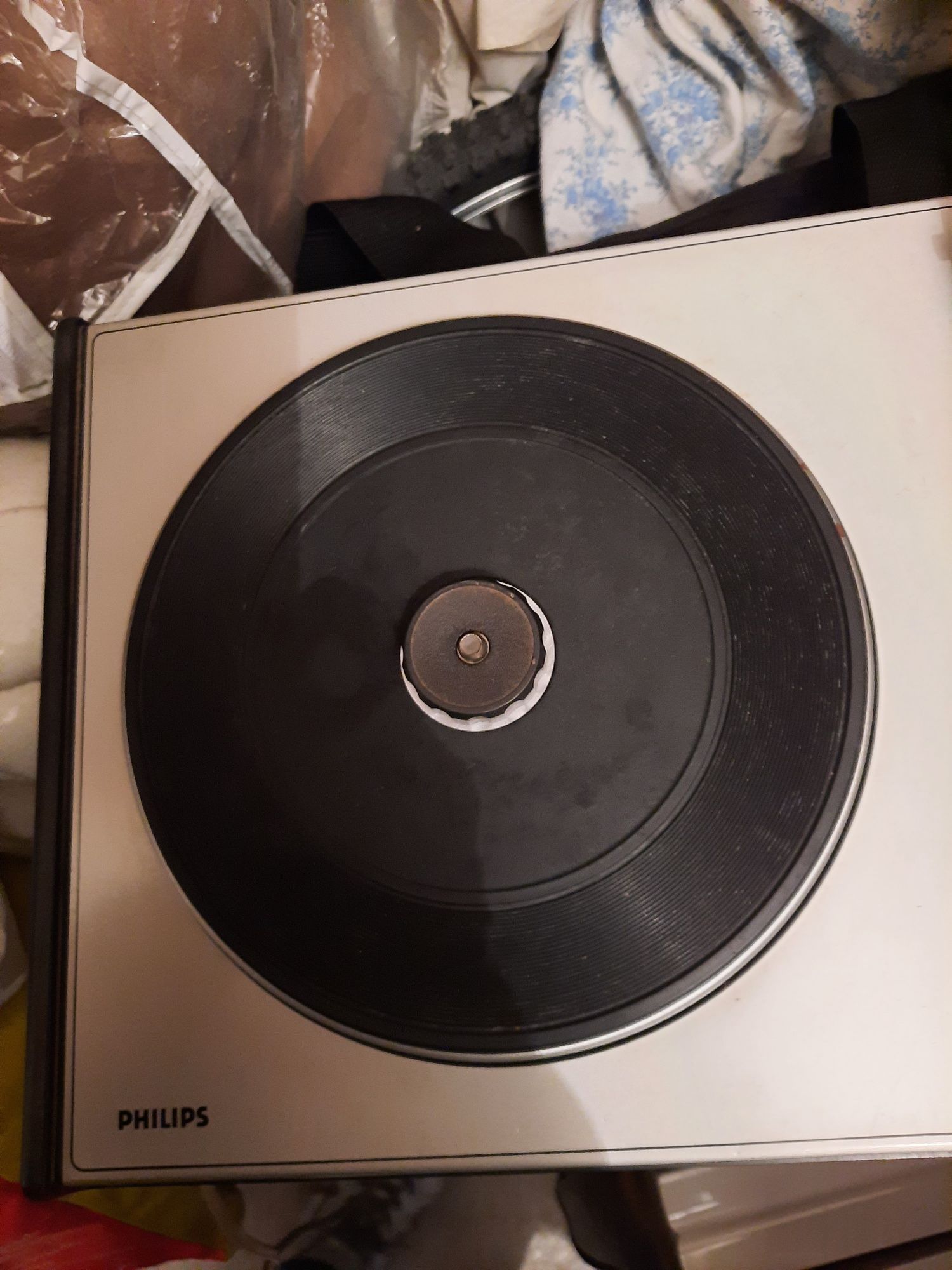 Gira discos Philips vintage